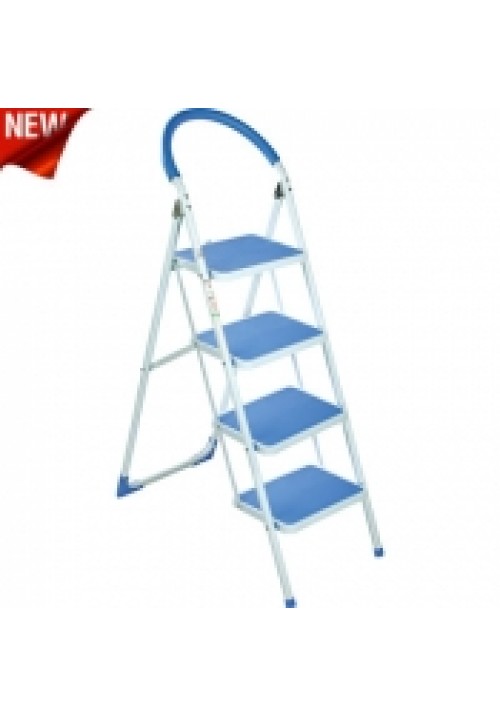 Ozone Homz 4 Step Kitchen Ladder - Blue
